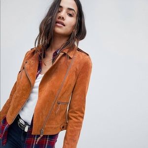 ASOS Suede Biker Jacket